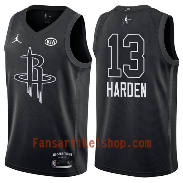 NBA Houston Rockets Trikot James Harden 13 2018 All-Star Jordan Brand Schwarz Swingman - Herren NBA Houston Rockets Trikot James Harden 13 2018 All-Star Jordan Brand Schwarz Swingman - Herren